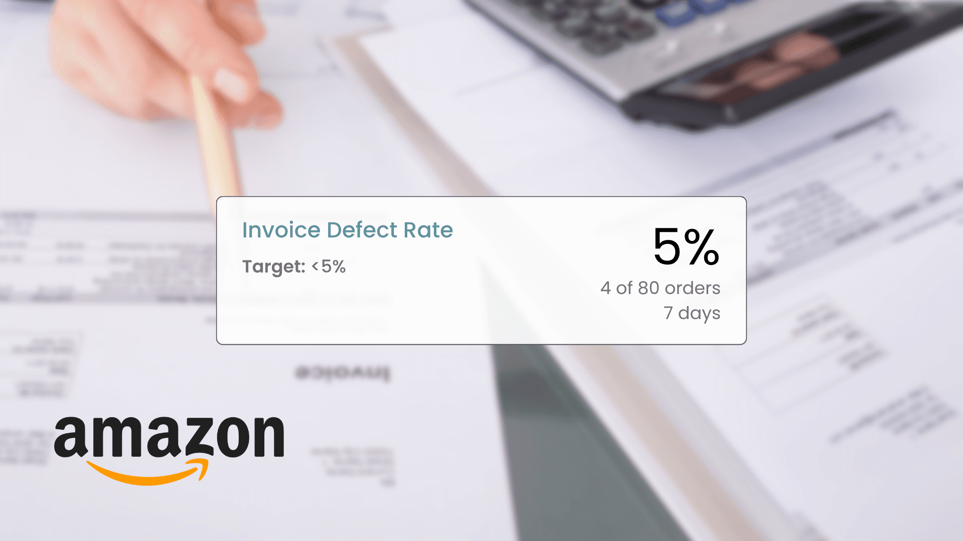 Was ist die Invoice Defect Rate bei Amazon und wie funktioniert sie?