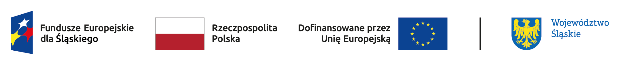 Europäische Fonds für Schlesien, Republik Polen, Finanziert von der Europäischen Union, Woiwodschaft Schlesien