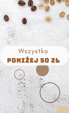 Vertikale Aktionskachel „Wszystko poniżej 50 zł“