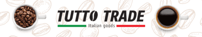 Banner Tutto Trade – Kaffee auf hellem Grund