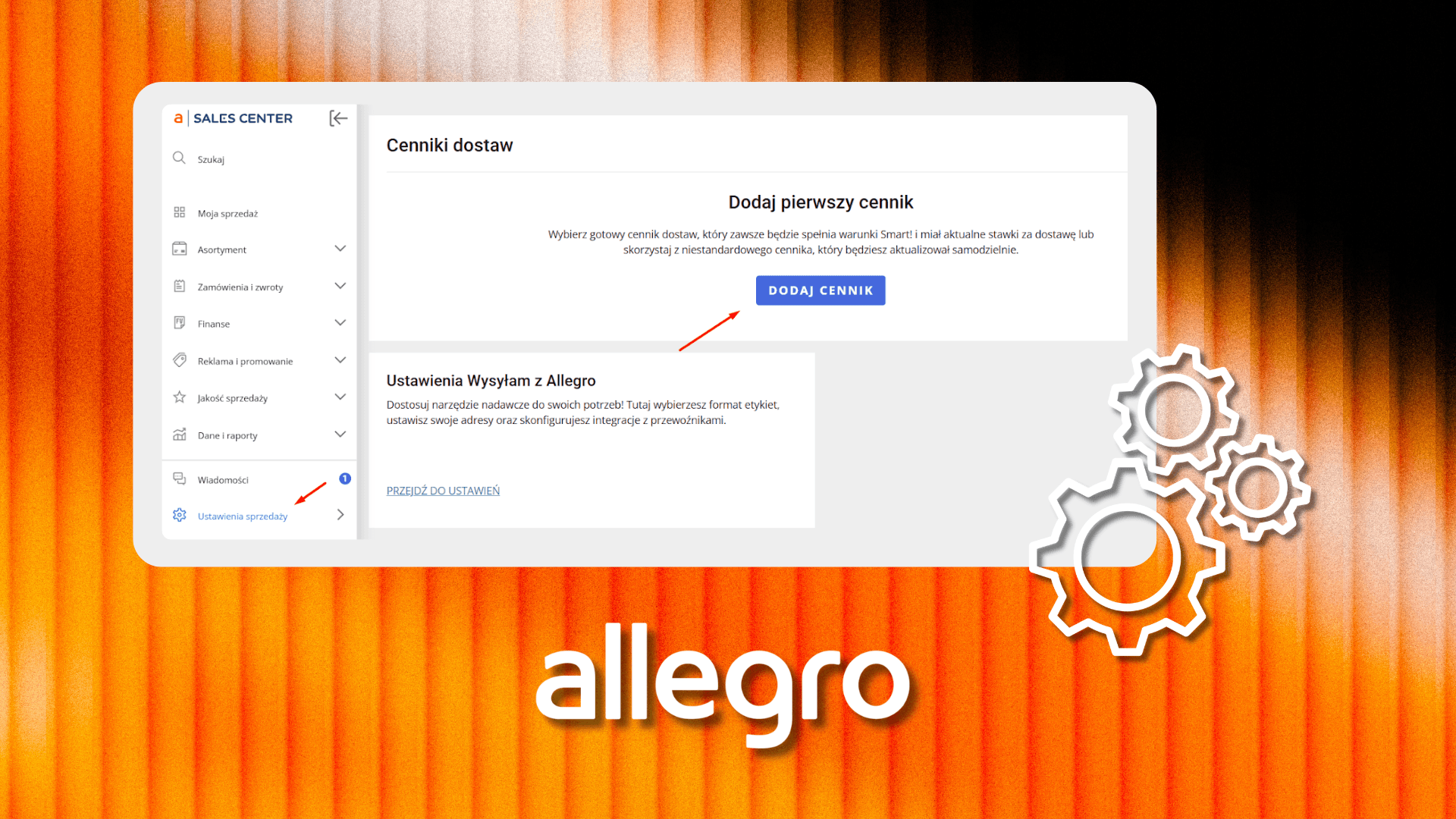 Wie richten Sie ein Firmenkonto bei Allegro ein?